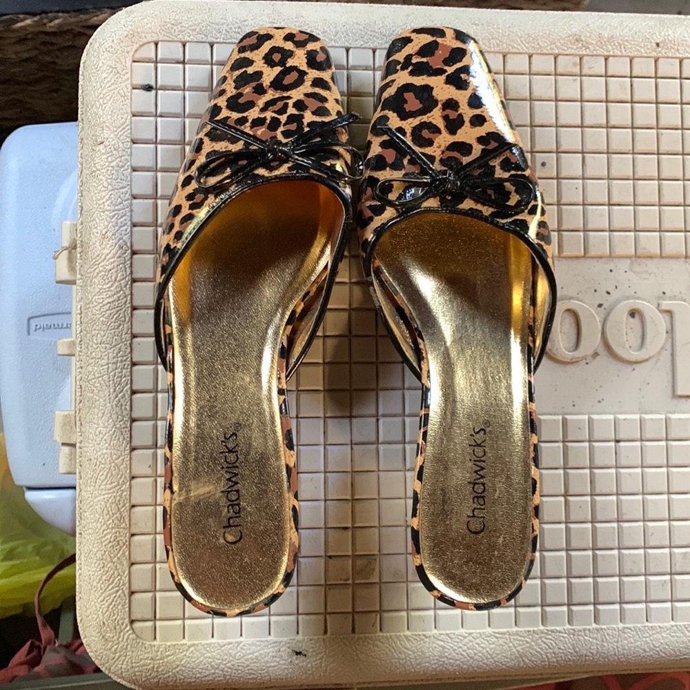 Leopard heels